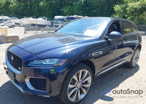 2017 Jaguar F-Pace S z USA, uszkodzony, nr VIN SADCM2BVXHA072629